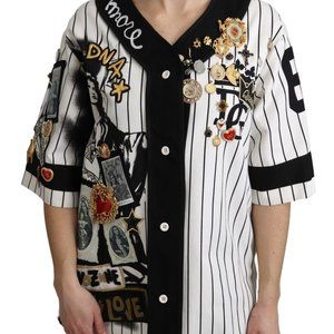 DOLCE & GABBANA White and black Blouse